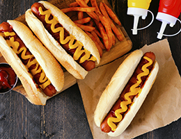 Hot dogs and french fries