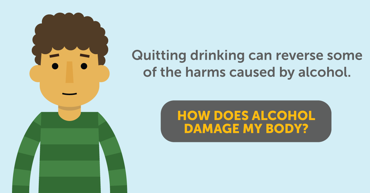 How alcohol damages your body
