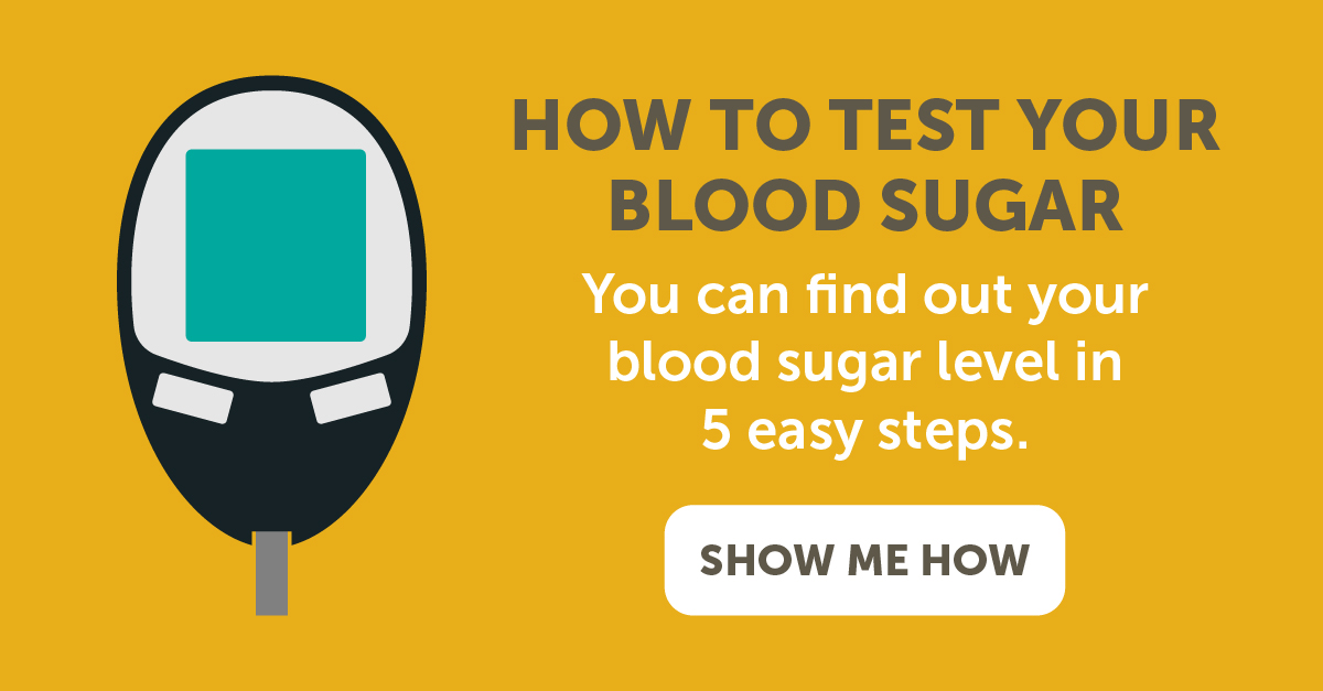 How to test your blood sugar 